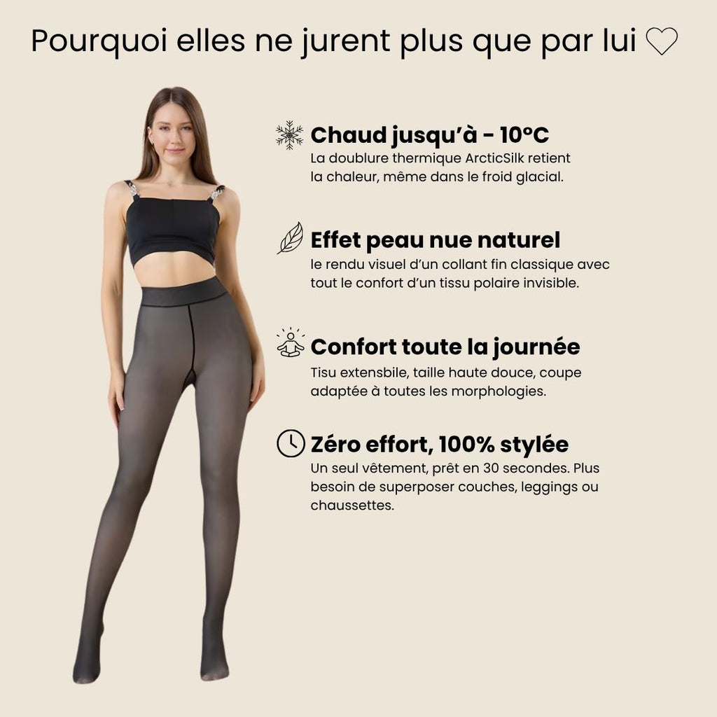 ArcticSilk – Le collant polaire effet peau nue