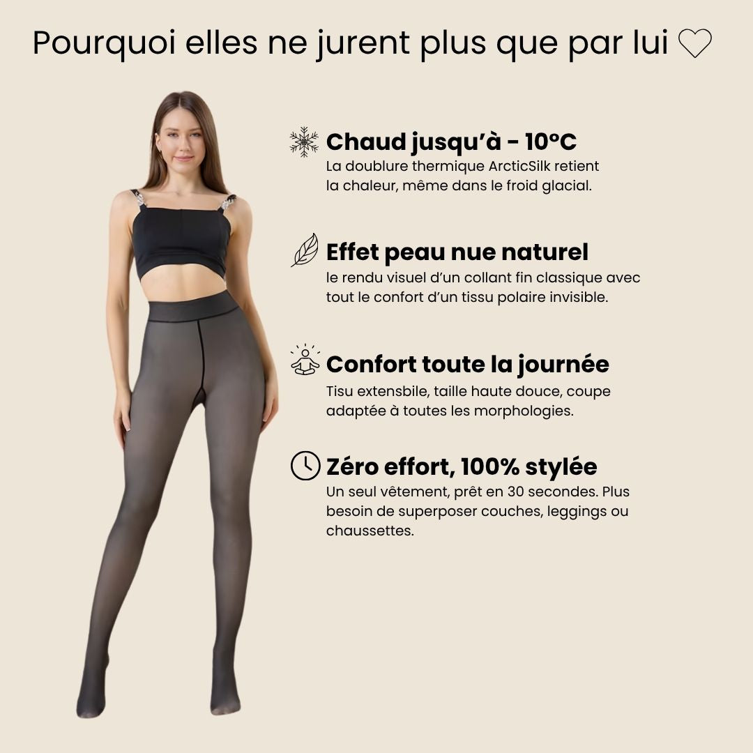 ArcticSilk – Le collant polaire effet peau nue